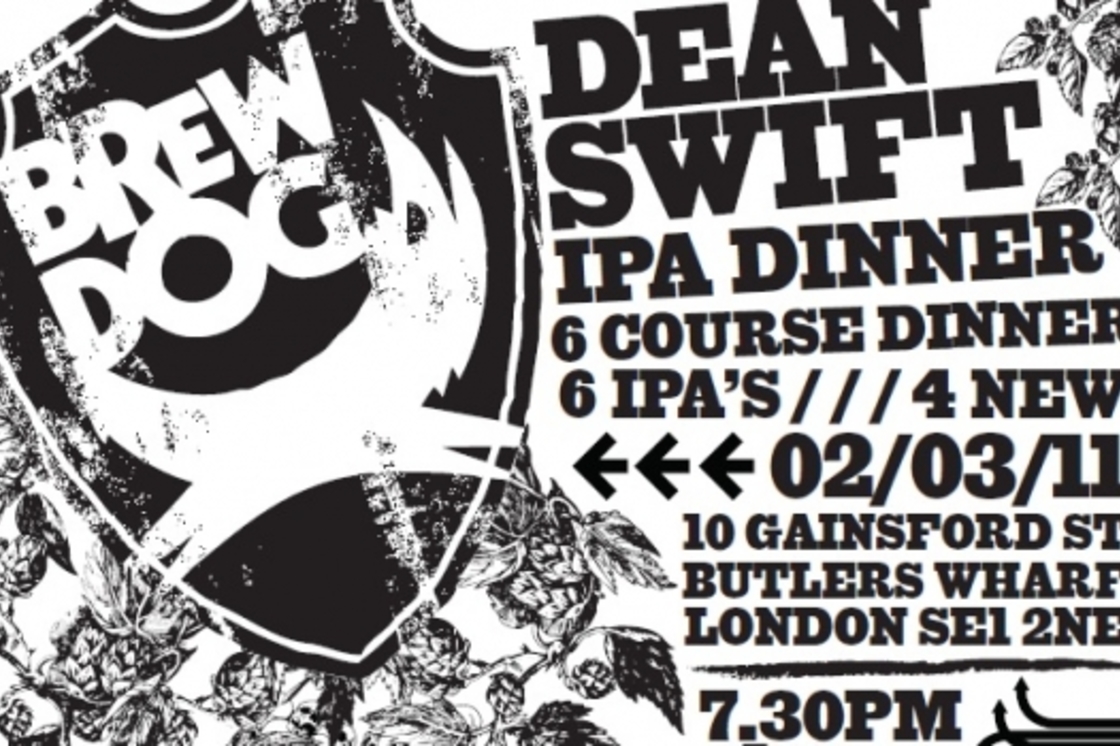 IPA Dinner at the Dean Swift in London!