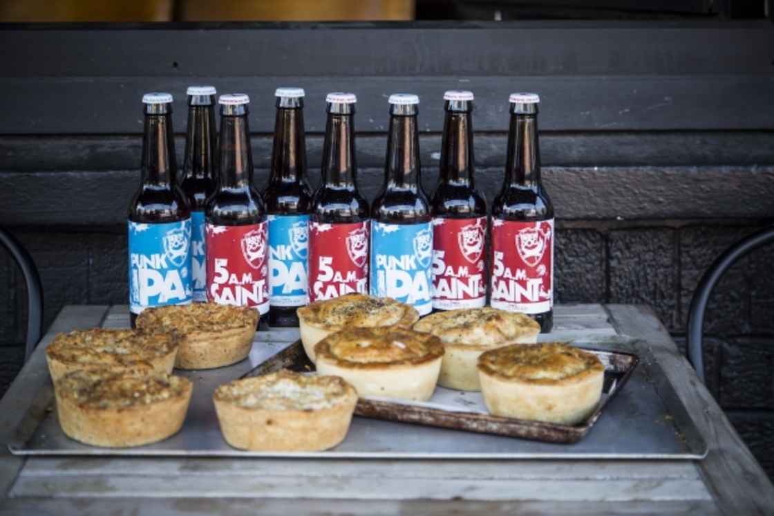 Beery pies with Pieminister