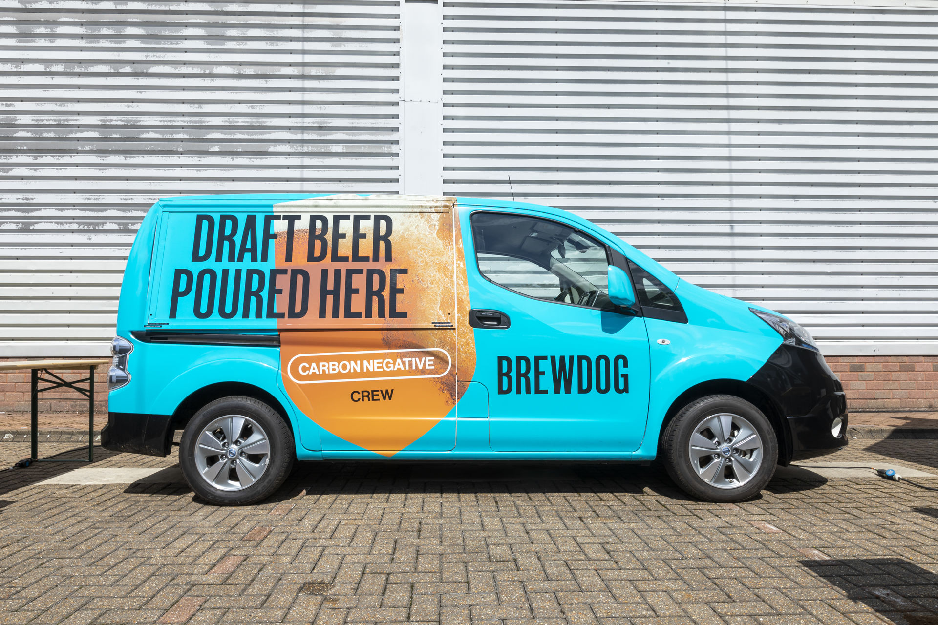 CARBON NEGATIVE BEER BY BREWDOG. ELECTRIFIED BY NISSAN
