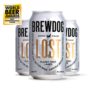 BrewDog - Lost Lager - Pilsner - 4.5% - 12 x 330ml Cannettes